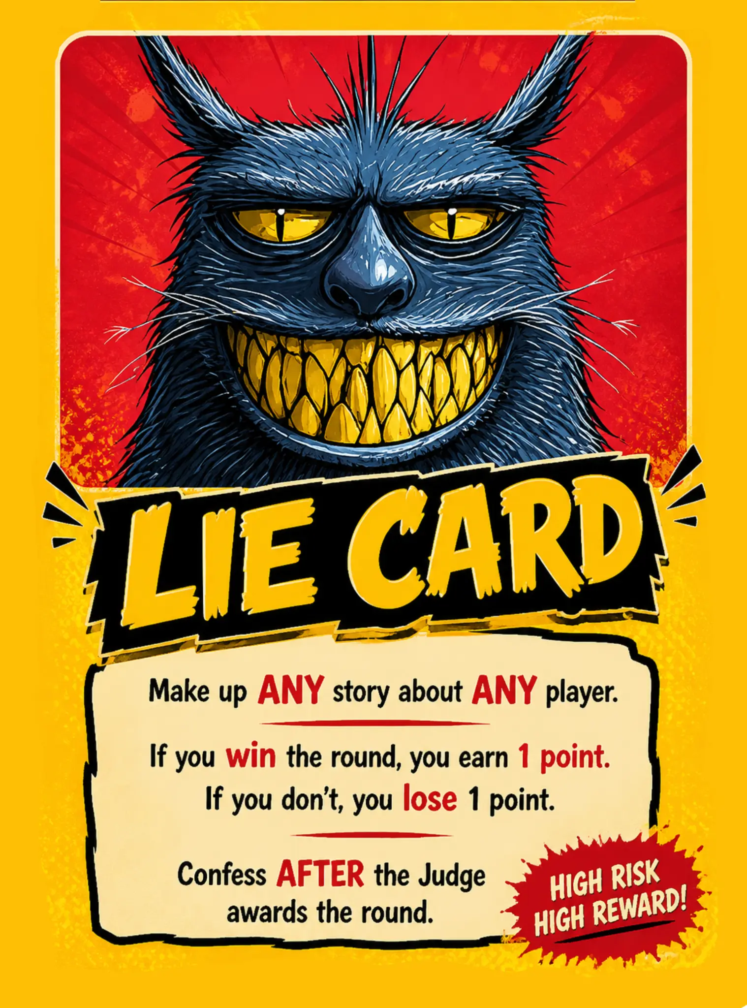 Lie Card